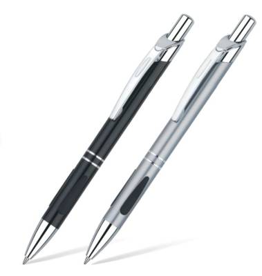 Ручка подарочная шариковая BRAUBERG "Minister", корпус ассорти, резиновые вставки, узел 1 мм