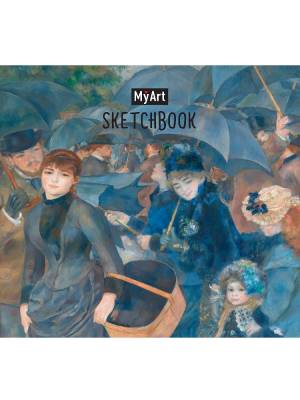 MyArt. Квадратный Скетчбук. Пьер Ренуар. Зонтики