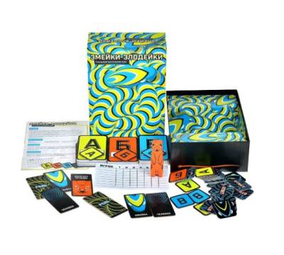 Купить Настольная игра: Змейки-злодейки в БУКВАЕШКА