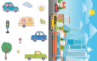 Объёмные игрушки из бумаги. Машины. Кира Малецкая.