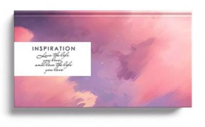 Планинг карм. недат. 64л. Classic. Розовый рассвет, интегр, матов. ламин