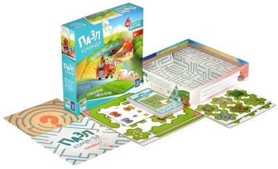 Купить Настольная игра: Пазл-команда в БУКВАЕШКА