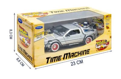 Купить DeLorean DMC-12 из "Назад в будущее 3". Коллекционная машинка 1:24 в интернет-магазине Букваешка