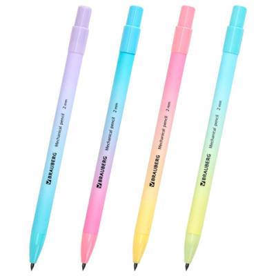 Самсон Карандаш механический цанговый 2 мм, GRADE PASTEL, точилка, корпус ассорти, 181961