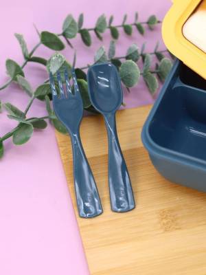 Ланчбокс "Square", yellow-blue (1100 мл)