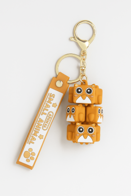Милота Брелок "Owl family", orange (6,5 см)