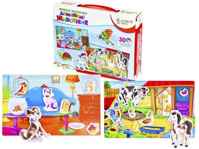 Купить Bright kids. Весёлые магнитики. Домашние животные. Арт. (ИН-7612) в БУКВАЕШКА