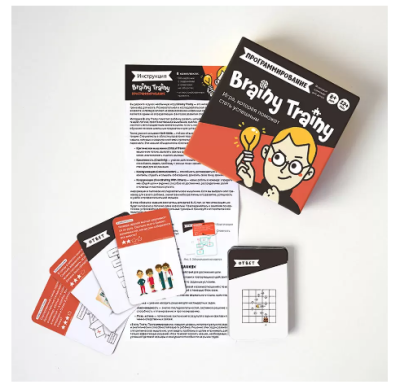 Купить Настольная игра Brainy Trainy Программирование в БУКВАЕШКА