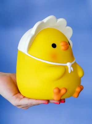 Копилка «Bonnet duck», yellow, (14 см), пластик
