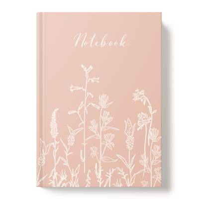 Книжка записная А5 128л 7БЦ 15146-EAC мат лам тисн фольг Полевый цветы