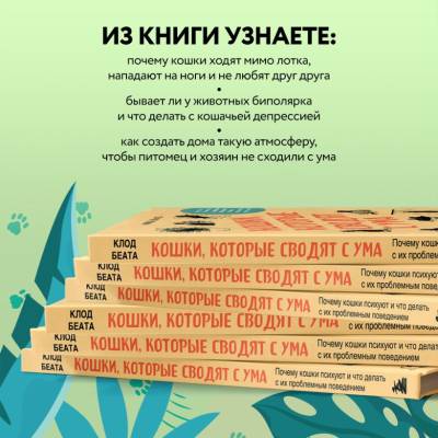 Кошки, которые сводят с ума. Почему кошки психуют и что делать с их проблемным поведением. Клод Беата