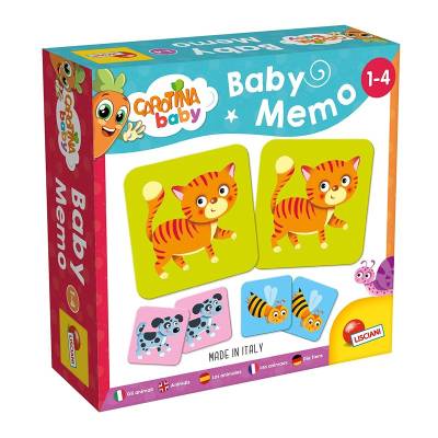 Купить Игра для развития памяти "Baby Memo Животные" в БУКВАЕШКА