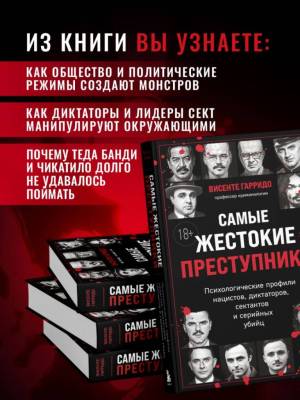 Купить книгу «Самые жестокие преступники. Психологические профили нацистов, диктаторов, сектантов и серийных убийц». Висенте Гарридо В БУКВАЕШКА