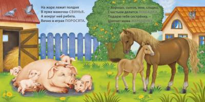 Книжки - картонки. Загадки - рифмы. Мамы и малыши. Домашние животные